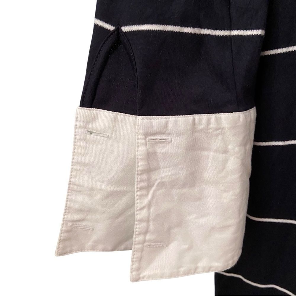 Brooks Brothers Elegant Black and White Striped Dress in Size Large - Picture 8 of 9